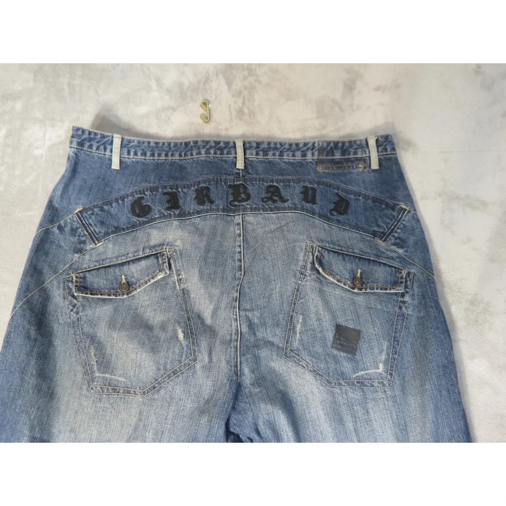 Vintage Marithe Francois Girbaud Jeans Mens  Blue Shuttle Tape Baggy Streetwear
